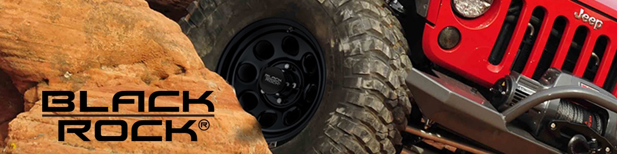Black Rock - Steel and Aluminum Wheels for Trucks, SUV, and Jeeps